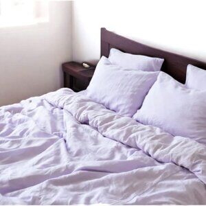 Restoration Hardware dusty lavender/ lilac duvet cover full / queen